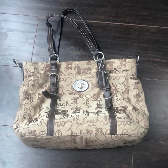 Coach Handbags - Coach | Horse and carriage original brown handbag/purse